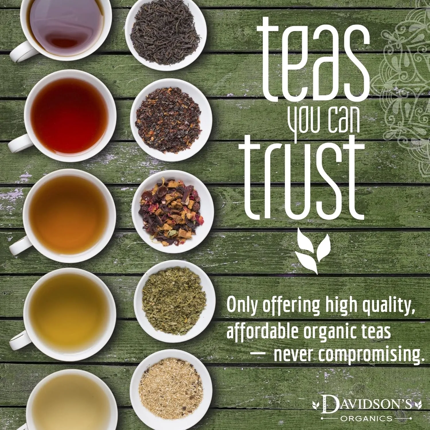 Davidson's Tea Bulk, Red And Green, 16-Ounce Bag