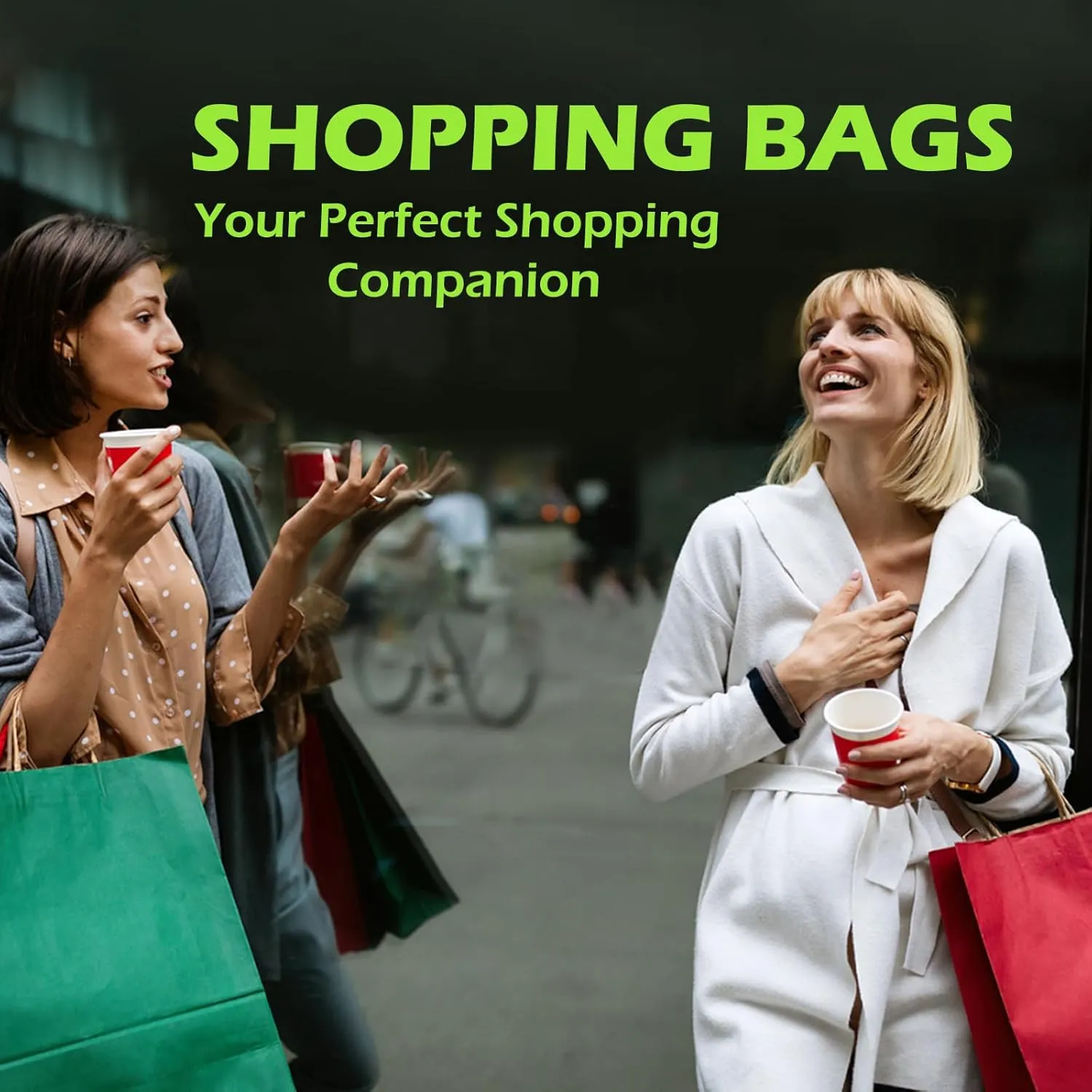 DechoPak 50pcs Dark Green Gift Bags with Handles, 8.3x4.3x10.6 Inch Kraft Paper Bag Bulk, Medium Colored Party Favor Goodie Bags for Birthday Baby Shower Valentine's Day Christmas Retail Business