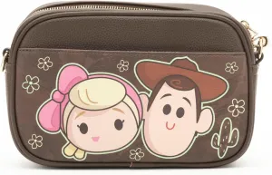 Designer Series Toy Story - Woody and Bo Peep Crossbody/Shoulder Bag, Brown