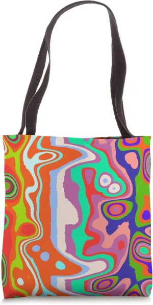 Digital Computer Generated Pour Art | 019 Tote Bag