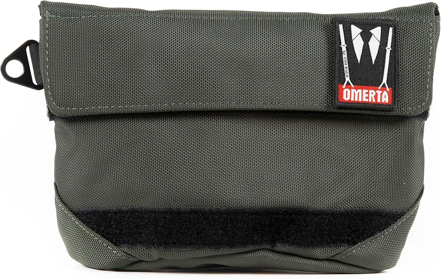 DIME BAGS Collector | Carbon-Lined Pouch with Dual Hook and Loop Seal (9 Inch, Green)