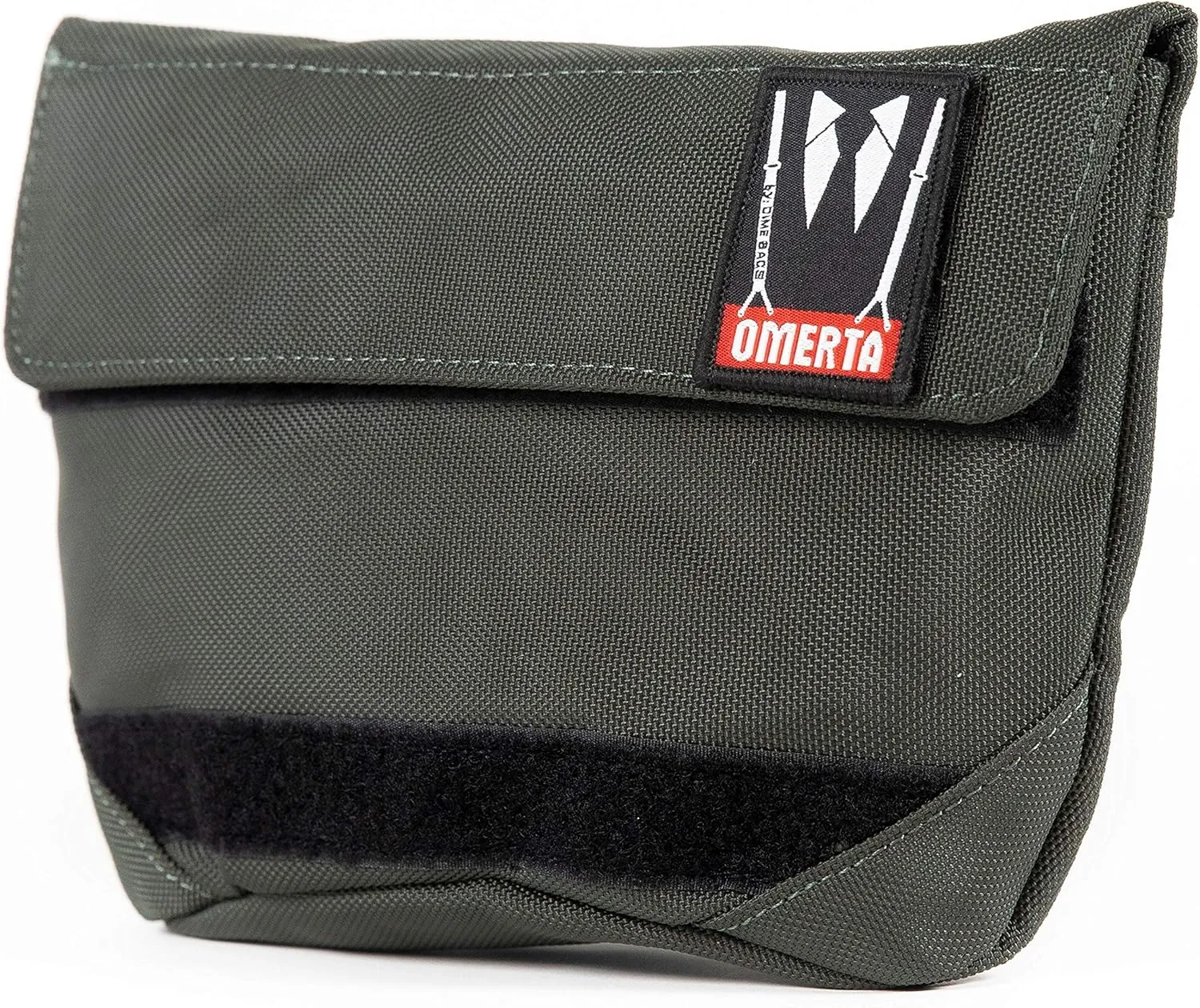 DIME BAGS Collector | Carbon-Lined Pouch with Dual Hook and Loop Seal (9 Inch, Green)