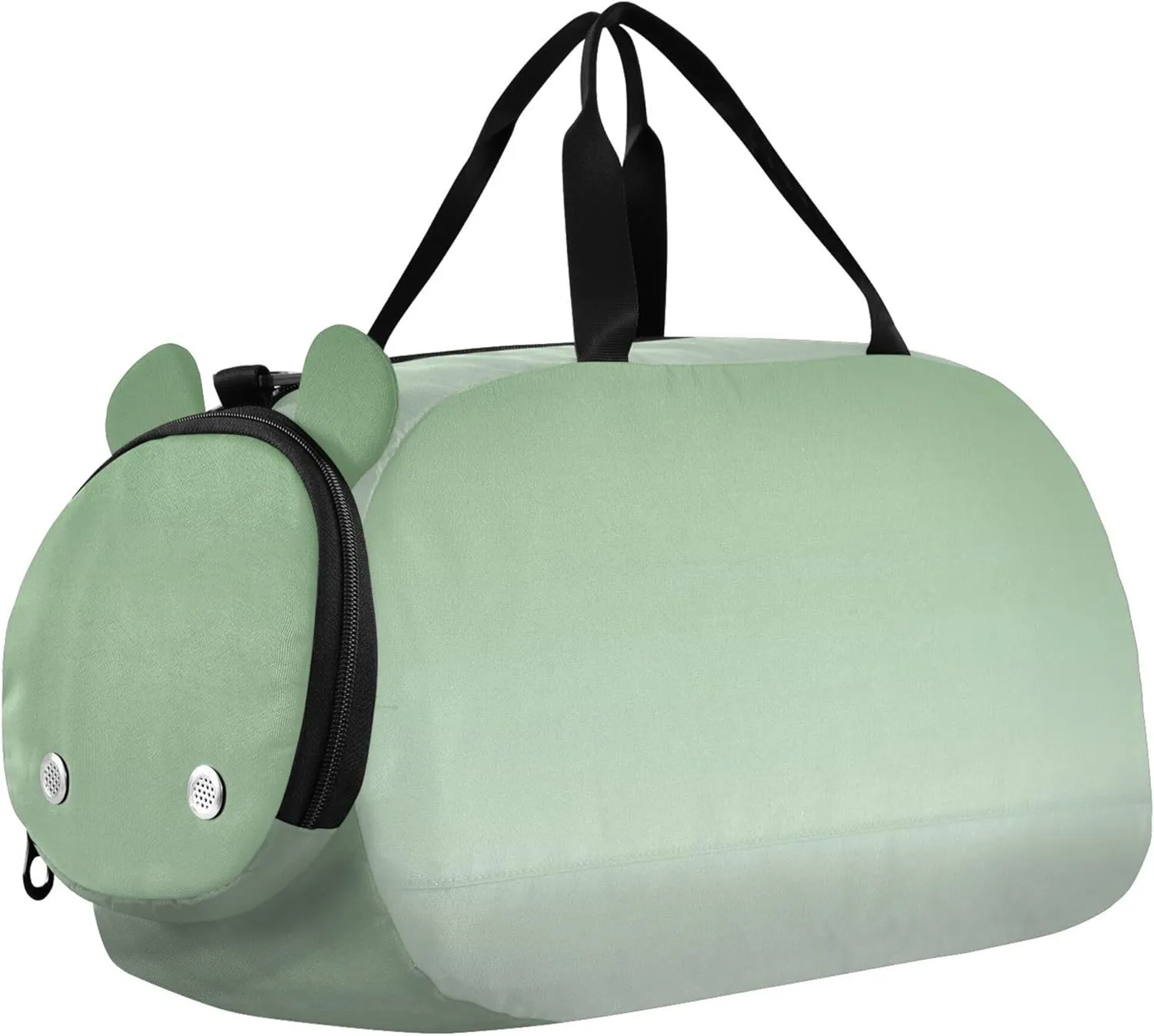 Dinosaur Green Mint Cream Gradient Girls Duffle Bags for Travel Overnight Weekender Duffel Boys Carry on Duffel Bag Dance Duffle Bag
