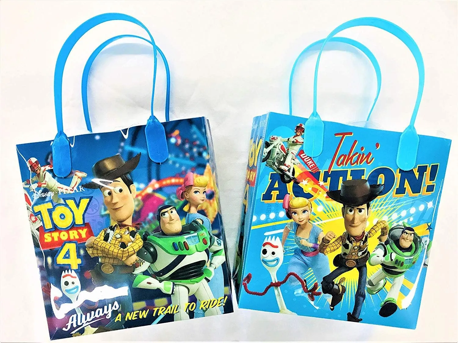 Disney Toy Story Reusable Party Favor Goodie Small Gift Bags (12 Bags)