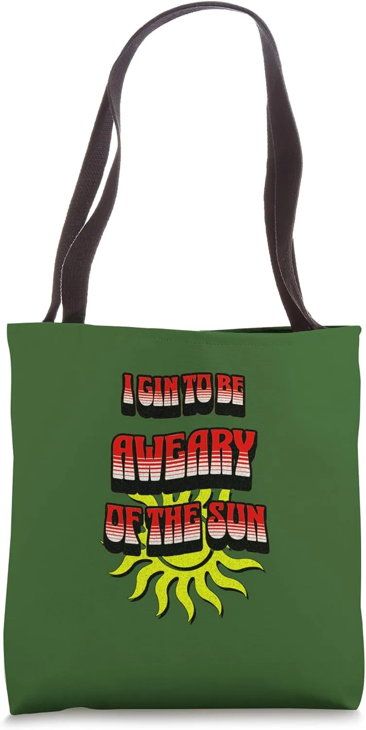 Distressed Aweary Sun Macbeth Quotation Shakespearean Play Tote Bag