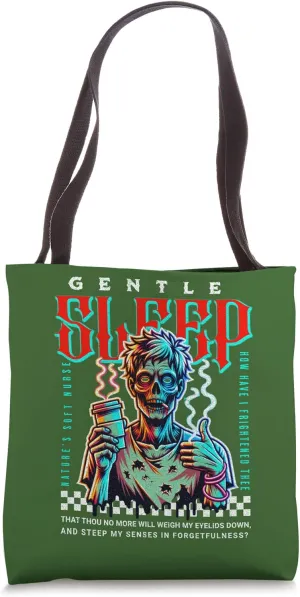 Distressed Gentle Sleep Henry Fourth Part Two Quotation Play Tote Bag