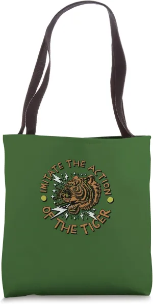 Distressed Imitate Action Tiger Henry Fifth Quotation Play Tote Bag