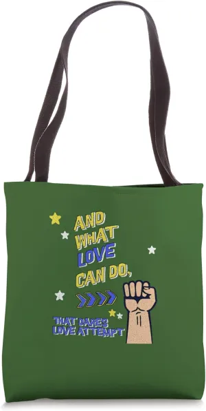 Distressed Love Dares Attempt Romeo Juliet Shakespeare Play Tote Bag