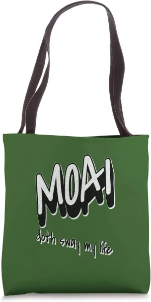 Distressed MOAI Sway Life Malvolio Twelfth Night Quotation Tote Bag