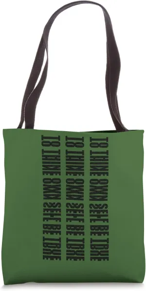 Distressed Own Self True False Hamlet Shakespeare Quotation Tote Bag