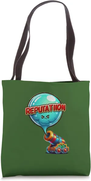 Distressed Reputation Cannon Mouth Seven Ages Man Shakespeae Tote Bag