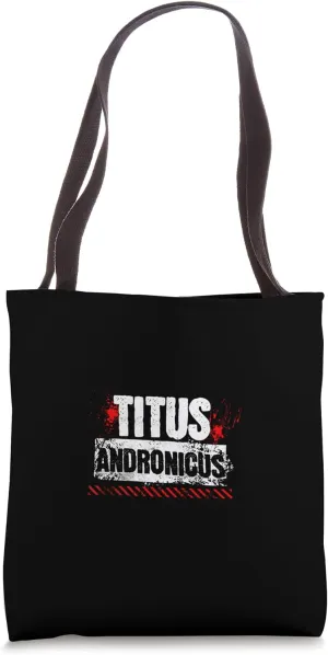 Distressed Title Titus Andronicus Shakespeare Tragedy Play Tote Bag
