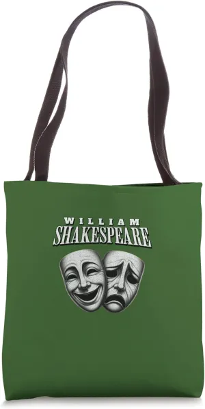 Distressed Tragedy Comedy Shakespeare Theater Actor Masks Tote Bag