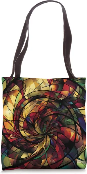 Dizzy Abstract Art Nouveau Design Tote Bag