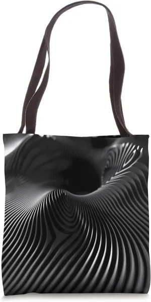 Dizzy Abstract Futuristic Design Tote Bag