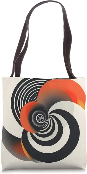 Dizzy Abstract Minimalist Art Tote Bag