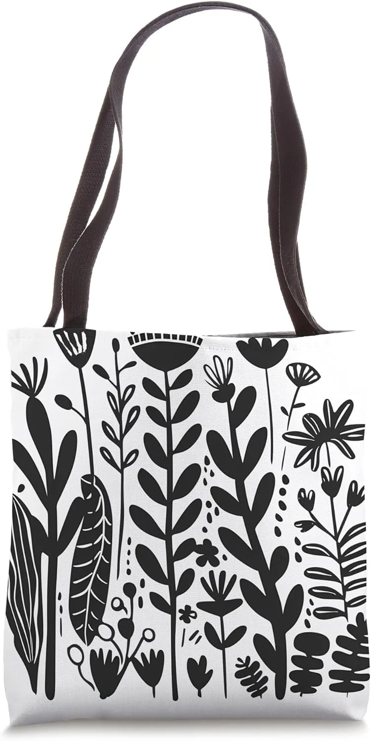 Dizzy Abstract Minimalist Design - Modern Geometric Tote Bag