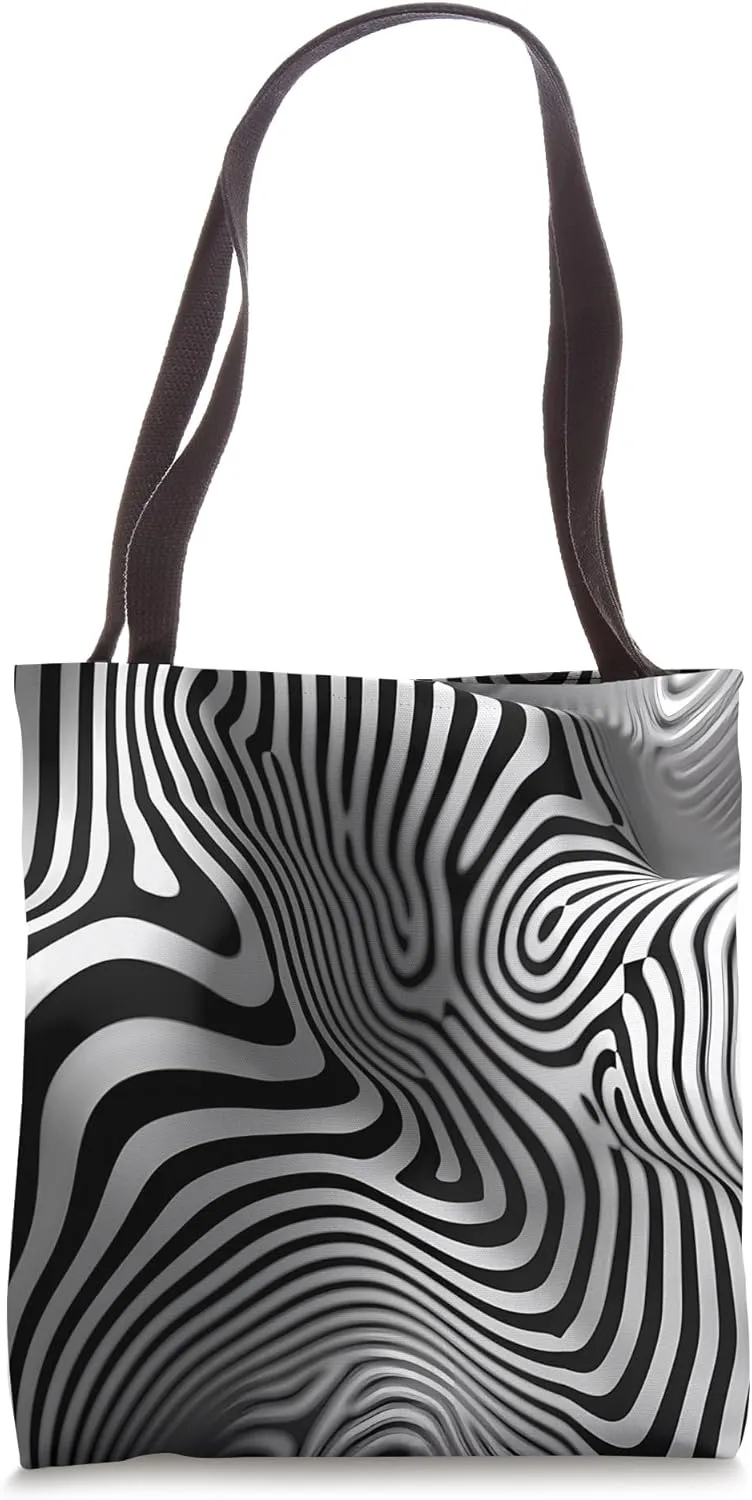 Dizzy Abstract Minimalist Design Tote Bag