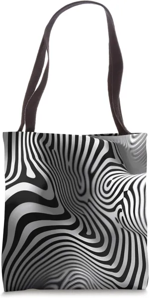 Dizzy Abstract Minimalist Design Tote Bag