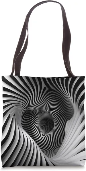 Dizzy Abstract Minimalist Design Tote Bag