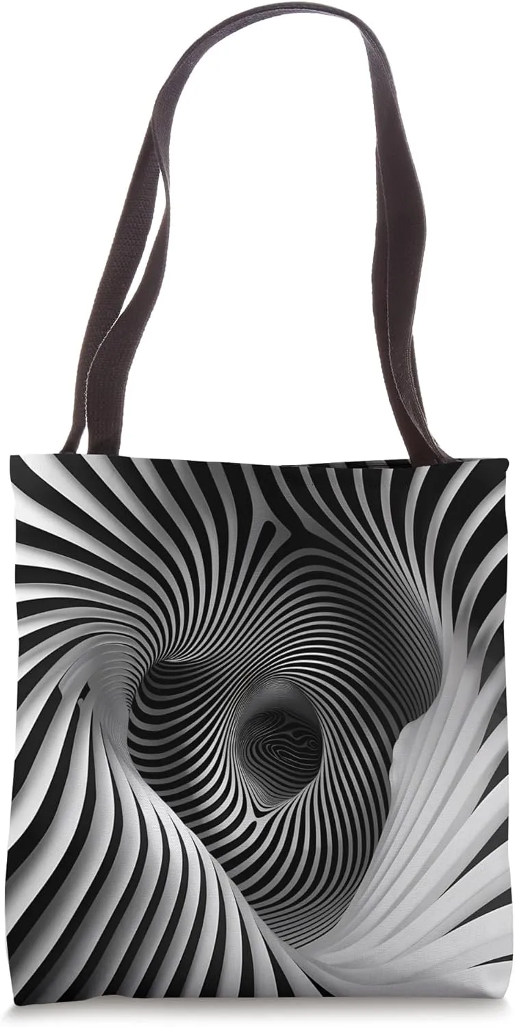 Dizzy Abstract Minimalist Design Tote Bag