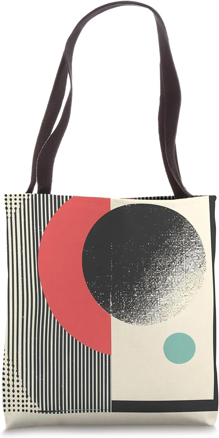 Dizzy Abstract Minimalist Design Tote Bag