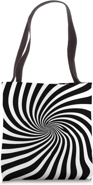 Dizzy Abstract Minimalist Pattern Design Tote Bag