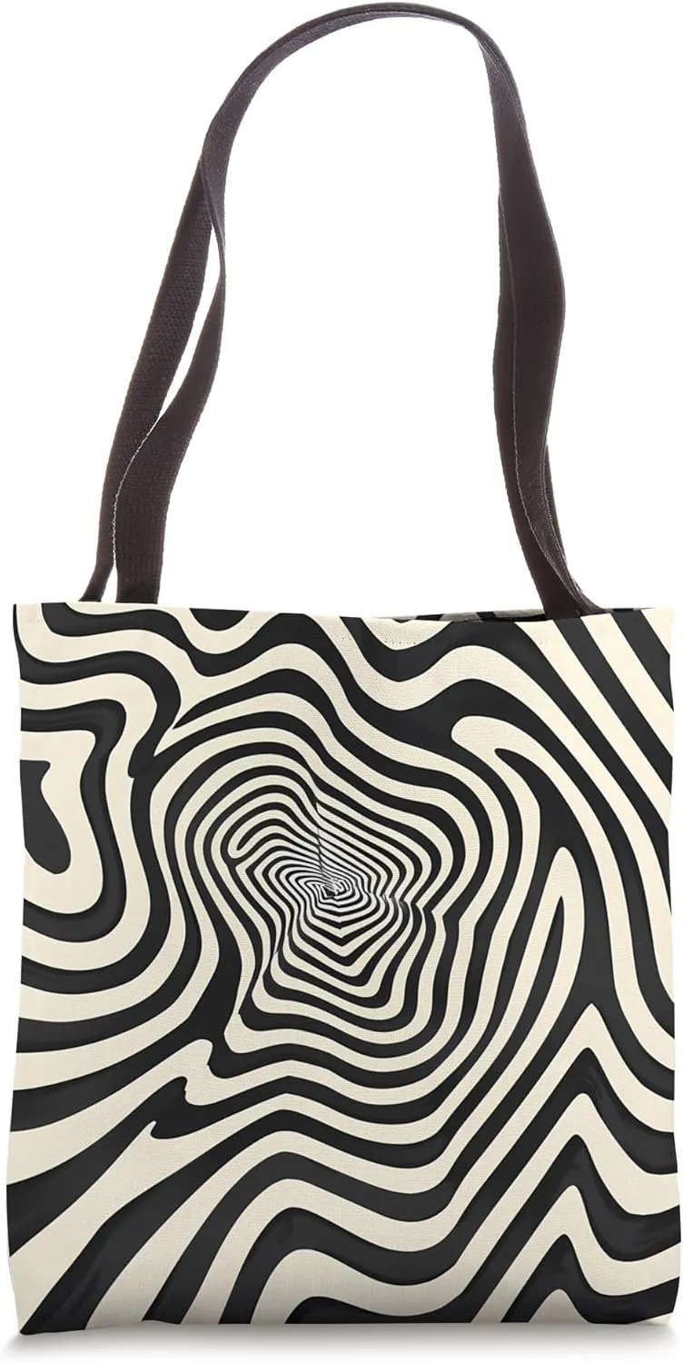 Dizzy Abstract Modern Pattern Tote Bag