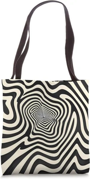 Dizzy Abstract Modern Pattern Tote Bag