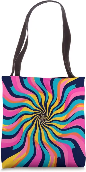 Dizzy Abstract Pop Art Pattern Tote Bag