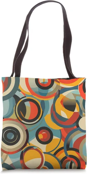 Dizzy Abstract Retro Design Tote Bag
