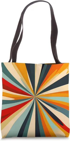 Dizzy Abstract Retro Design Tote Bag