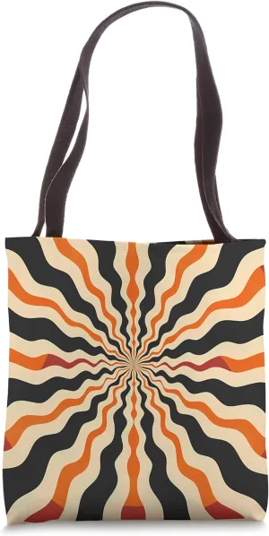 Dizzy Abstract Retro Design Tote Bag