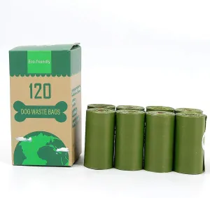 Dog Earth-Friendly Poop Waste Bags, Guaranteed Leak Proof, Strong and Durable Poop Bags, Unscented, 15 Bags Per Roll, Each Bag Measures 9 x13 Inches