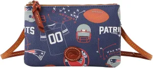 Dooney & Bourke Handbag, NFL Patriots Top Zip Crossbody