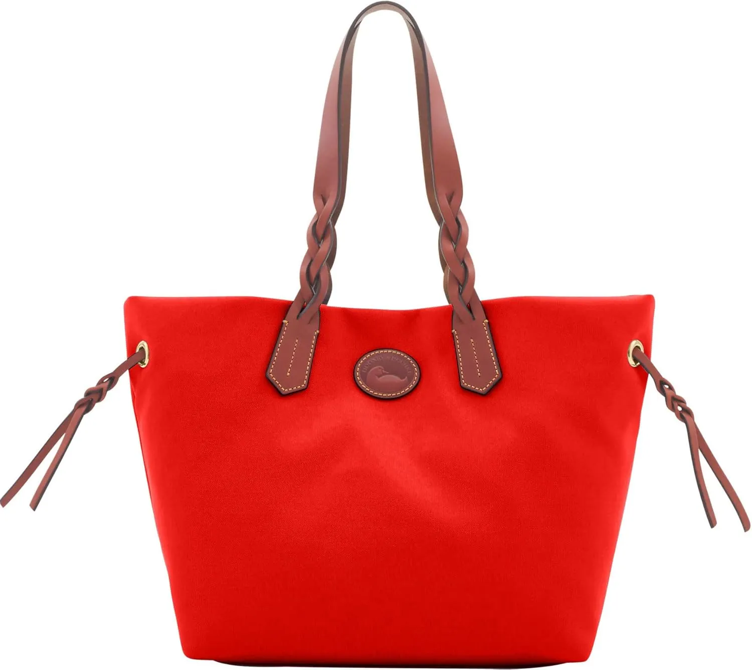 Dooney & Bourke Tote Bags for Women, Nylon Shopper Tote Bag with Long Leather Shoulder Straps