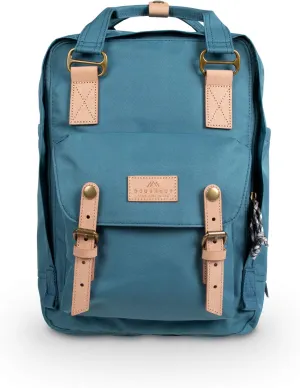 Doughnut Macaroon Reborn Series 16L Travel School Ladies College Girls Lightweight Casual Daypacks Bag Backpack (Denim)