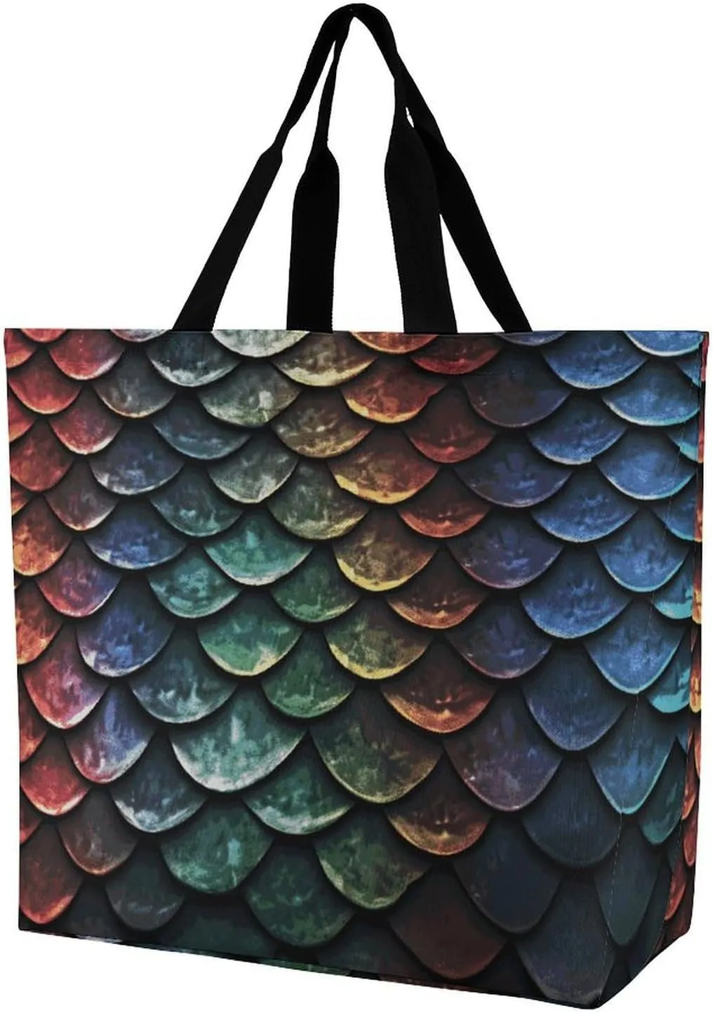 Dragon Scale Crossbody Bag Women's Fashion Tote Bag Shoulder Tote Bag Versatile Travel Shoulder Bag Fitness Tote Bag for Fitness Trips Out