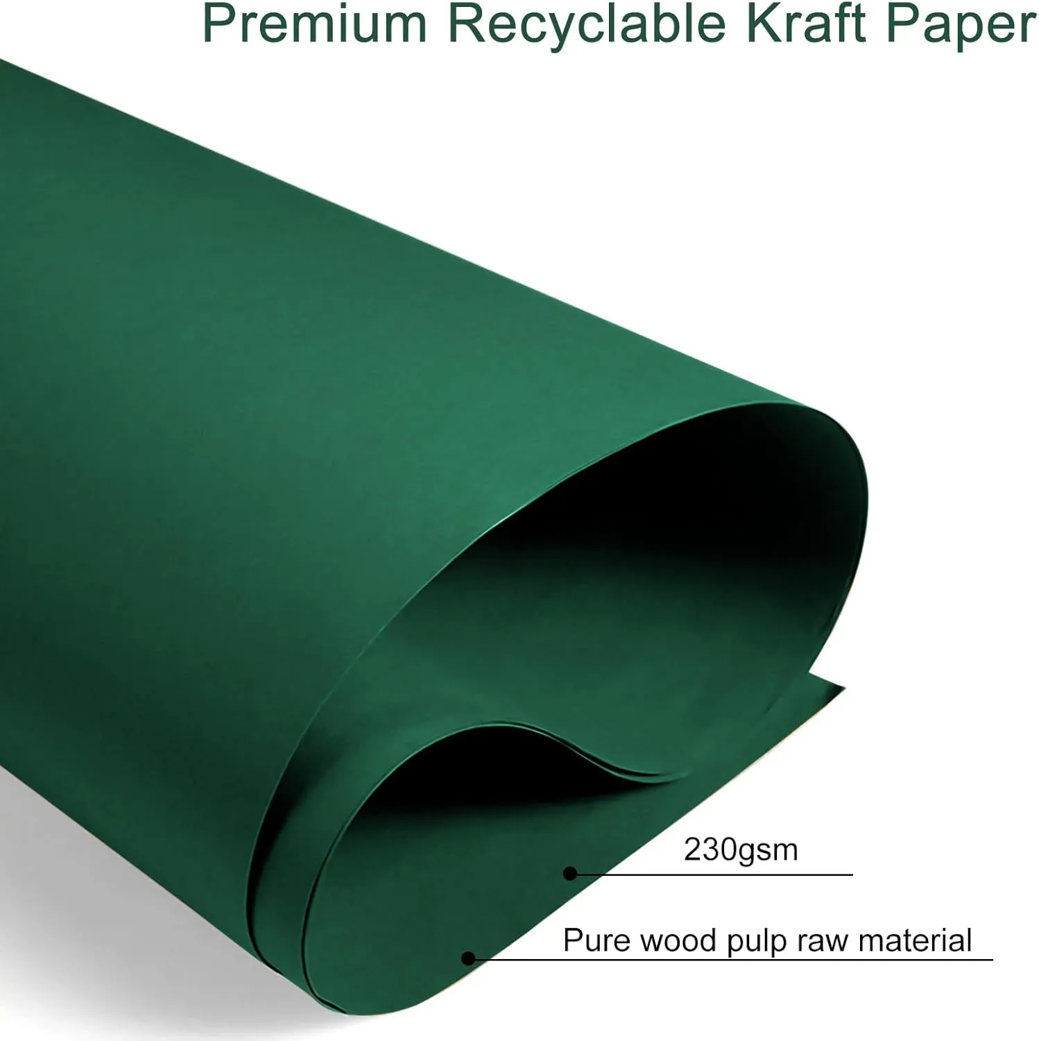 driew Large Green Gift Bags, 12 Pack Extra Large Dark Deep Green Gift Bag Ribbon Handles Heavy Duty Paper Gift Bags 15.8x5.9x12 inches Party Gift Bags for Shopping, Pakcing,Retail