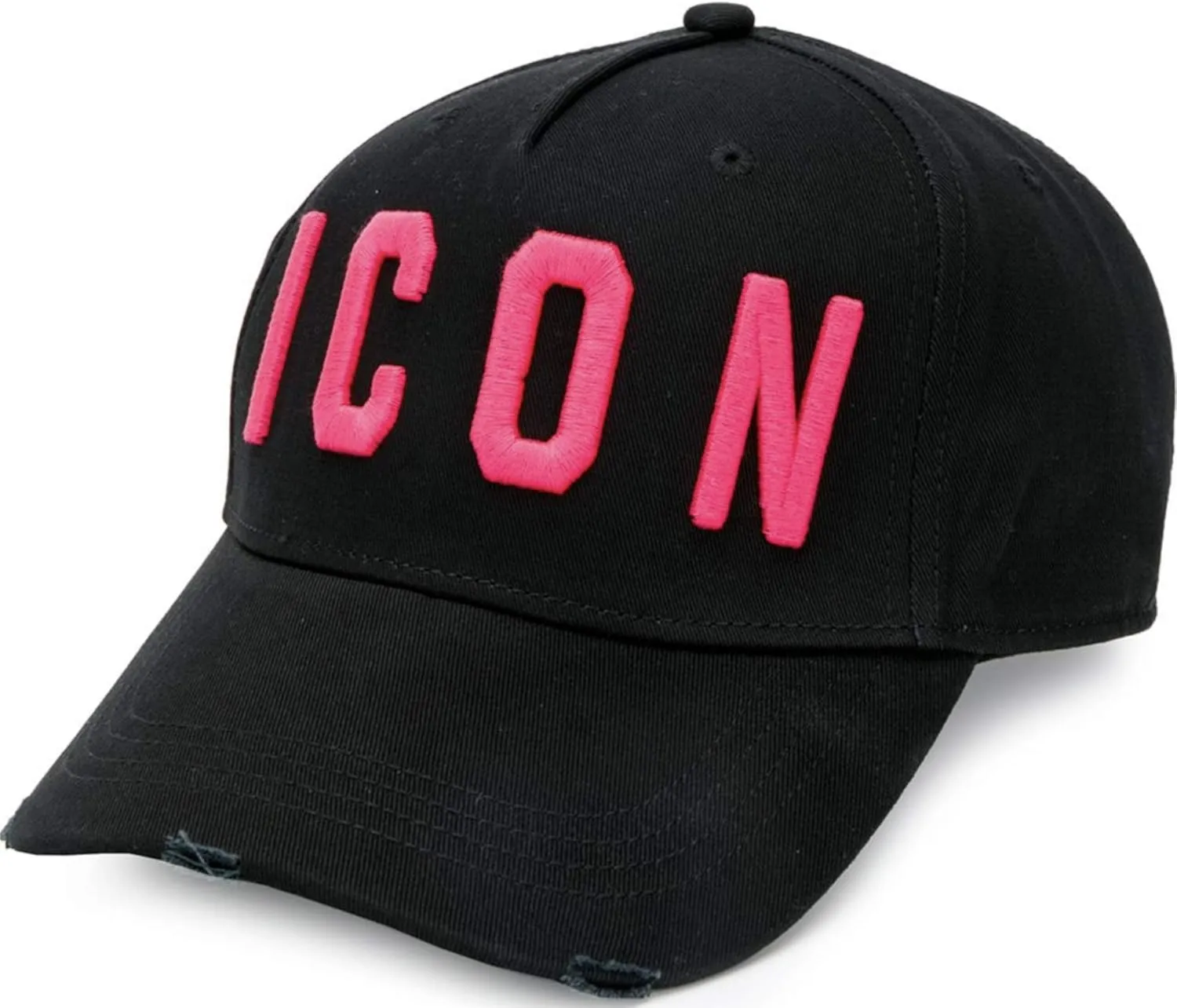 DSQUARED2 Icon Baseball Cap Logo Black Pink