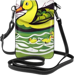 Duck Flock Game Women'S Crossbody Bag, Zipper Phone Wallet, &Cute Purse, Shoulder Bag, Detachable Shoulder Strap