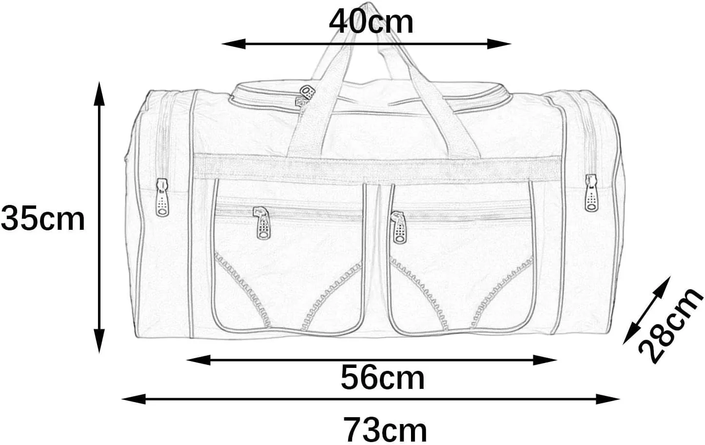 Duffel Tote Bag for Outdoor Exploration, Green