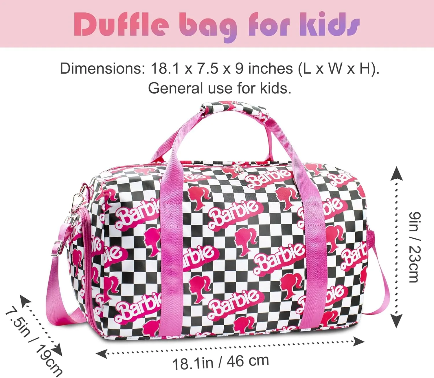 Duffle Bag for Girls Travel Duffle Carry On Tote Weekender Bag Large Capacity Overnight Bag With Shoe Compartment Gym Tote with Dry and Wet Separation