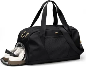 Duffle Bag for Women Men Travel Bags with Shoes Compartment Carry On Weekender Bag Airlines Approved Duffel Bag with Wet Pocket Water Resistant Overnight Sports Workout Dance Bags