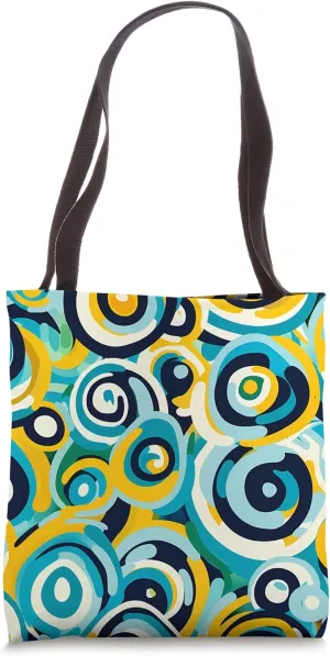 Dynamic Dizzy Abstract 2D Pattern Tote Bag