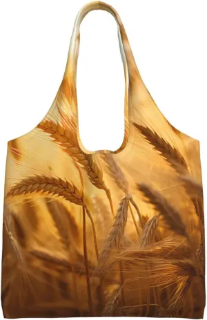 ear of wheat Printed Shoulder Bag - Suitable for sturdy canvas bags, shopping bags