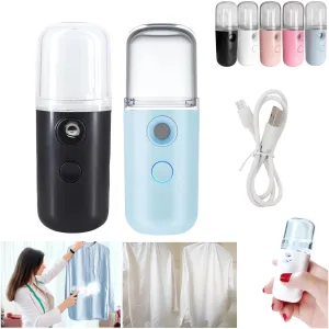Easy Care Sunshine 15s Heat-Up Mini Travel Steamer - 2024 New Rechargeable Cordless Clothes Steamer Battery Operated Eco-friendly, Handheld Garment Fabric Steam Iron for Travel Home (2PC-A)