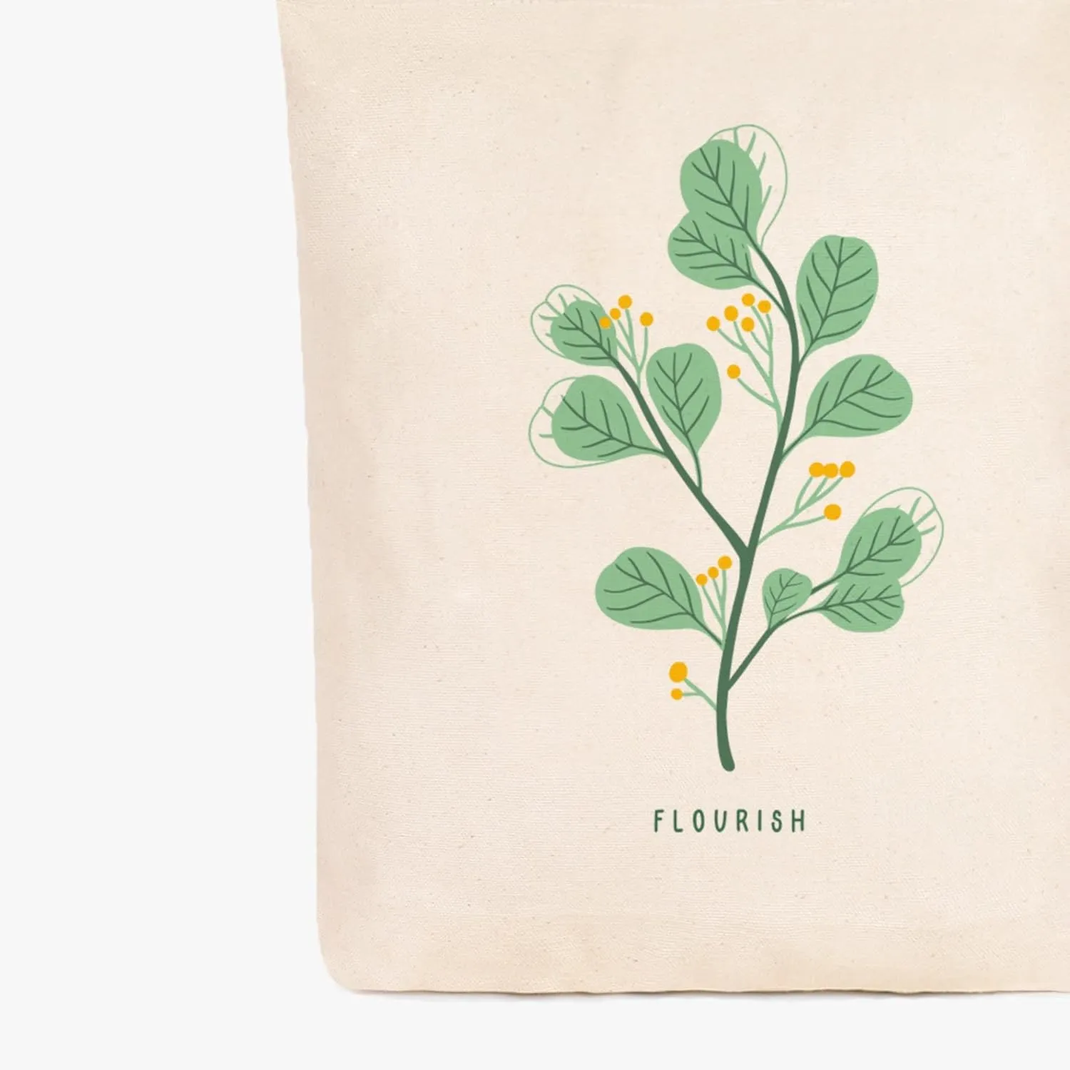 Eco Right Aesthetic Canvas Tote Bag for Women Zippered Closure, Beach, Shopping, Travel, Gifts for womens tote bag