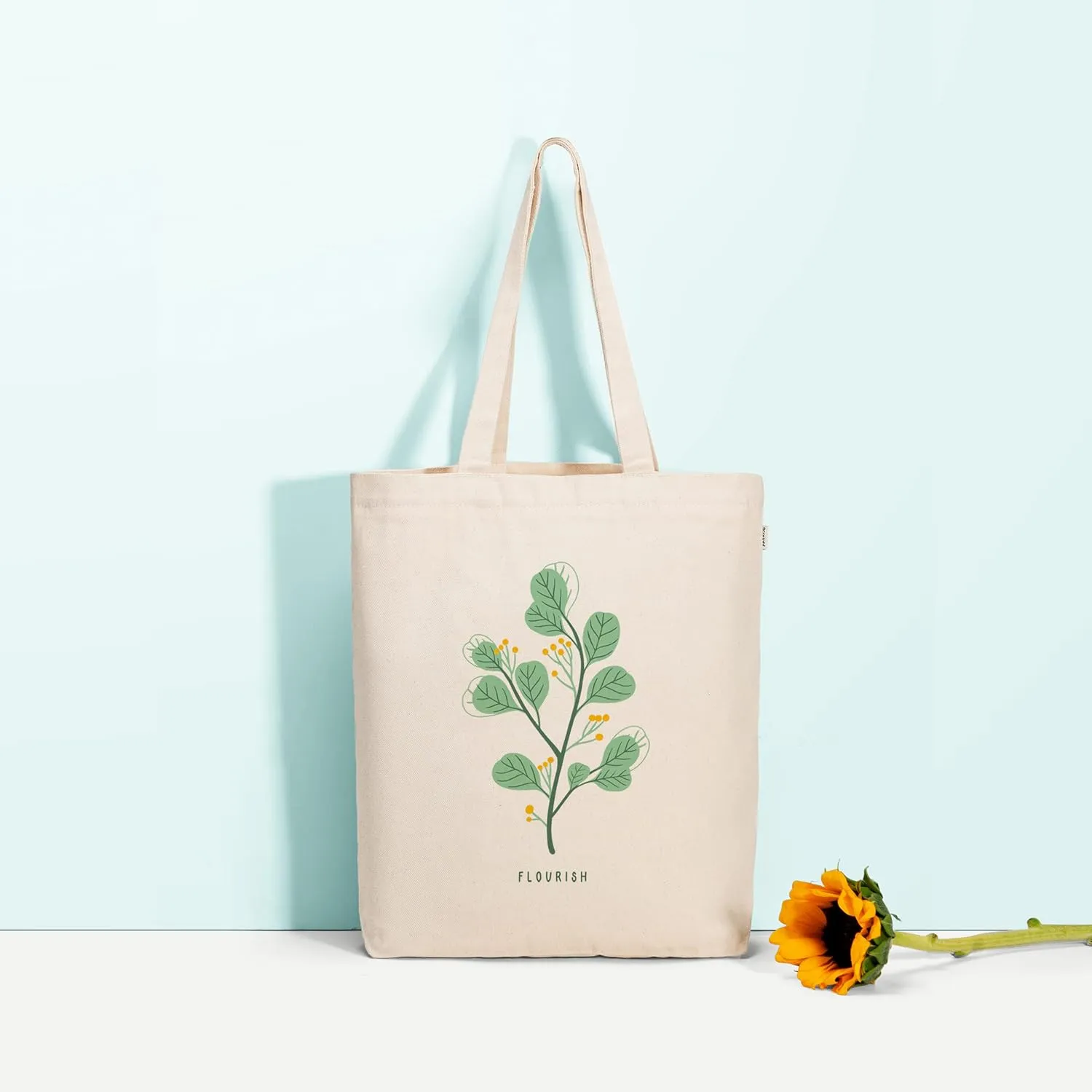 Eco Right Aesthetic Canvas Tote Bag for Women Zippered Closure, Beach, Shopping, Travel, Gifts for womens tote bag