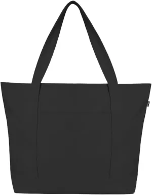 Ecoright Canvas Tote Bag for Women with Zip & Inner Pocket, 100% Organic Cotton Tote Bags for Men, Shopping, Beach